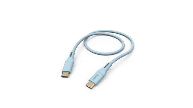 Hama Oplaadkabel Flexible USB-C - USB-C 1,5 M Silicone Blauw