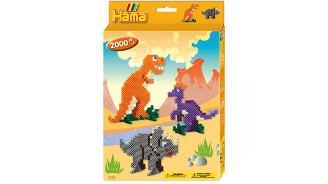 Hama 3434 Dino World Strijkkralen 2000 stuks