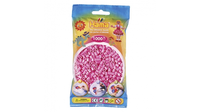 Hama Strijkkralen Roze 1000 Stuks