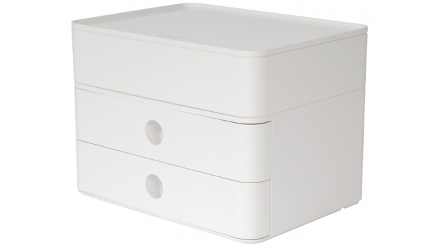 HAN HA-1100-12 Smart-box Plus Allison 2 Lades En Box Sneeuw Wit
