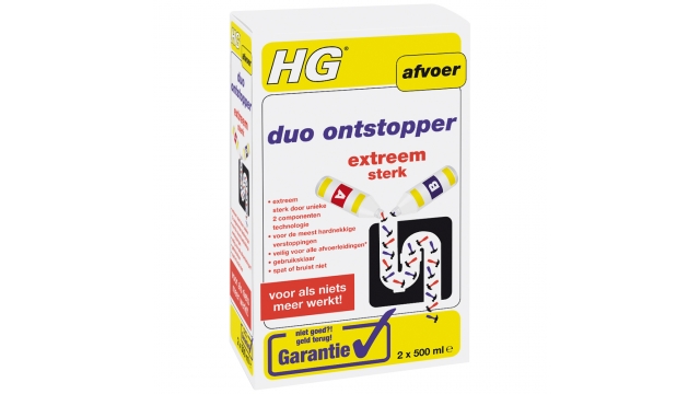 HG Dua Ontstopper 2x 0,5 L