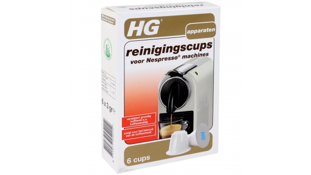 HG Reinigingscups V. Nespresso