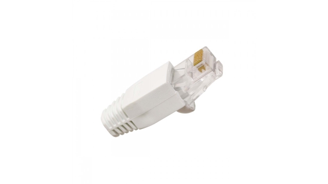 Hirschmann 695020601 Qcrj45 Cat6 Ftp 10 Quick Connect U/ftp Cat6 Dataconnector Rj45 Met Witte Thule - 10 Stuks