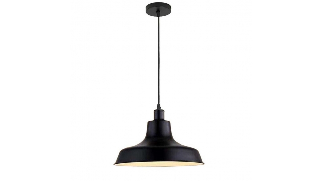 Homestyle Pro MK111-BB Industriële Hanglamp 36x22 cm Zwart/Metaal