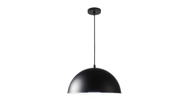 Homestyle Pro MK108-GB Industriële Hanglamp 35x17.5 cm Zwart/Goud/Metaal