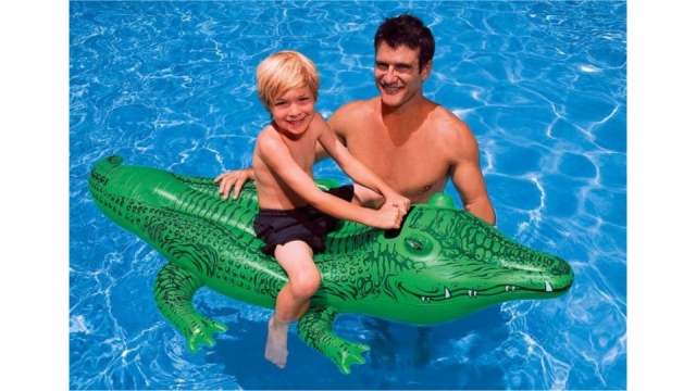 Intex Water Ride-on Krokodil 168x86cm