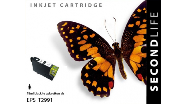 Kangaro SL-11411231 Cartridge SecondLife Epson 29 XL Zwart (T 2991)