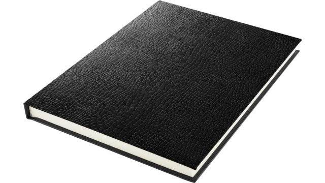 Kangaro K-5320 Schetsboek A5 Creme 120gr Blanco Papier, 140 Blz Hard Cover Zwart