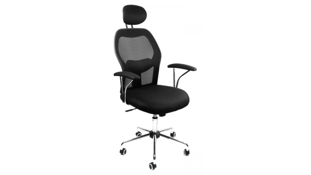 Kangaro K-850050 Moderne Bureaustoel In Hoogte Verstelbaar In Zwarte Uitvoering