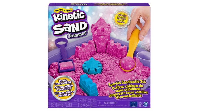 Kinetic Sand Sparkling Sandcastle Speelset Roze