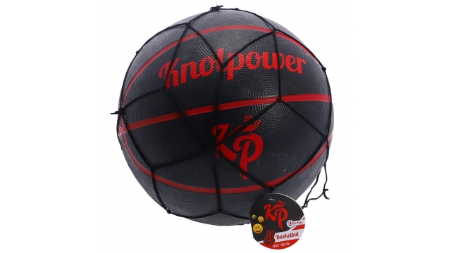 Knol Power Basketbal Maat 7 Zwart/Rood