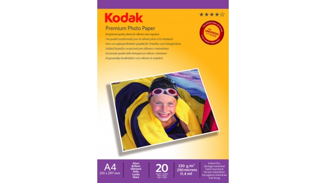 Kodak Premium A4 240gr 20 Vellen Glanzend