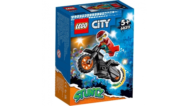 Lego City 60311 Stuntz Vuur Stuntmotor
