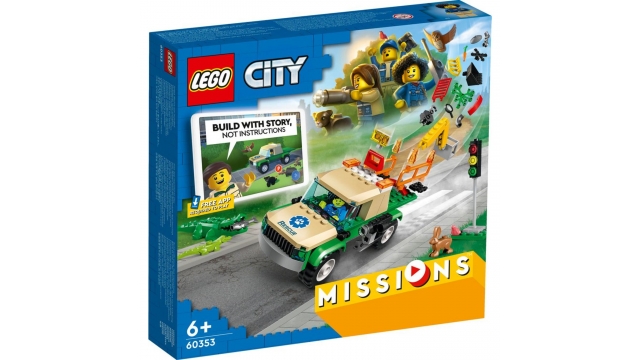 Lego City 60353 Missions Wilde Dieren Reddingsmissies