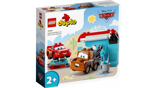 Lego Duplo 10996 Disney Cars Bliksem McQueen + Takel Wasstraat