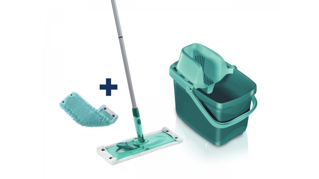 Leifheit 55379 Combi Clean Vloerwisser M 33 cm Compleet Systeem Micro Duo + Static Plus