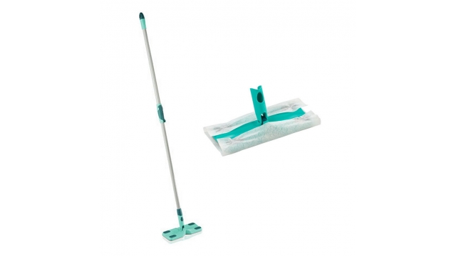 Leifheit 56678 Clean & Away S Vloerwisser met Telescoopsteel + 5 Doeken 26x80-130 cm