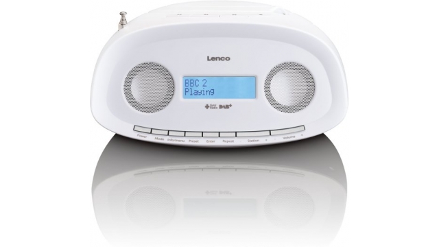 Lenco SCD-69 WIT Draagbare Radio Wit