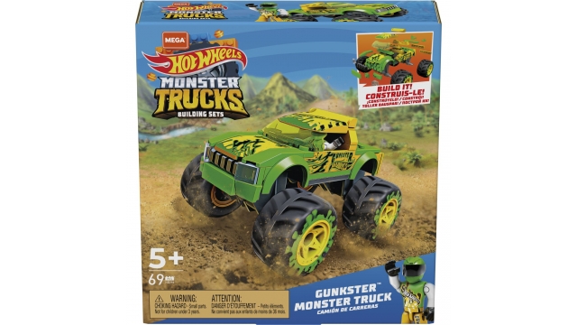 Mega Bloks Hot Wheels Monster Trucks Gunkster