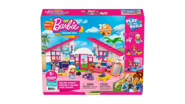 Mega Bloks Mega Construx Barbie Malibu Villa
