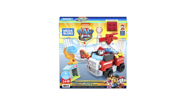 Mega Bloks Paw Patrol The Movie Marshalls Brandweerwagen