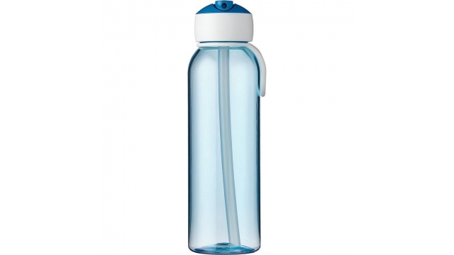 Mepal Campus Flip-Up Waterfles 500 ml Blauw/Transparant