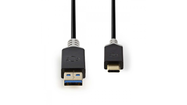 Nedis CCBW61600AT10 Kabel Usb 3.1 Type-c Male - A Male 1,0 M Antraciet