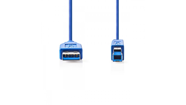 Nedis CCGP61100BU30 Usb 3.0-kabel A Male - B Male 3,0 M Blauw