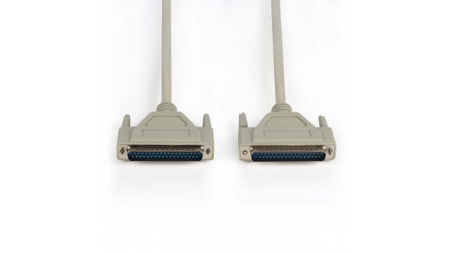 Nedis CCGP52500IV10 Seriële Kabel D-sub 37-pins Male - D-sub 37-pins Male 1,0 M Ivoor