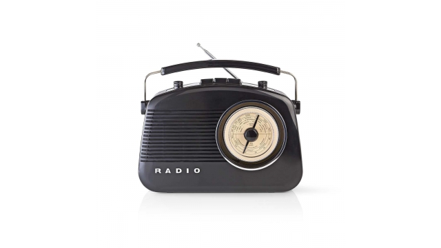 Nedis RDFM5000BK Fm-radio 4,5 W Draaggreep Zwart