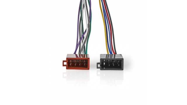 Nedis ISOCSO16PVA Sony 16-pins Iso-kabel Radioconnector - 2x Autoconnector 0,15 M Veelkleurig