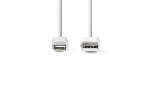 Nedis CCGT39300WT20 Sync And Charge Cable Apple Lightning - Usb-a Male 2.0 M White