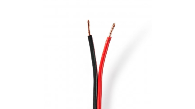 Nedis CABR2500BK250 Speaker-kabel 2x 2,50 Mm2 25,0 M Op Rol Zwart/rood