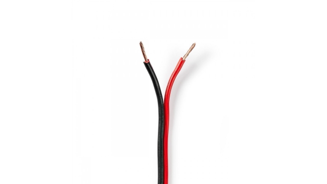 Nedis CAGW1500BK150 Speaker-kabel 2x 1,50 Mm2 15,0 M Folieverpakking Zwart/rood