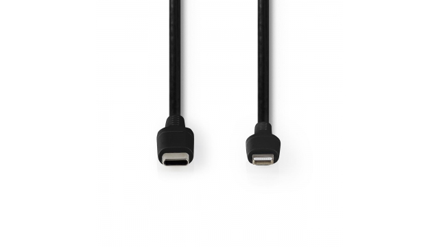 Nedis CCGW39650BK10 Apple Lightning Cable Apple Lightning 8-pin Male - Usb-c™ 1.0 M Zwart