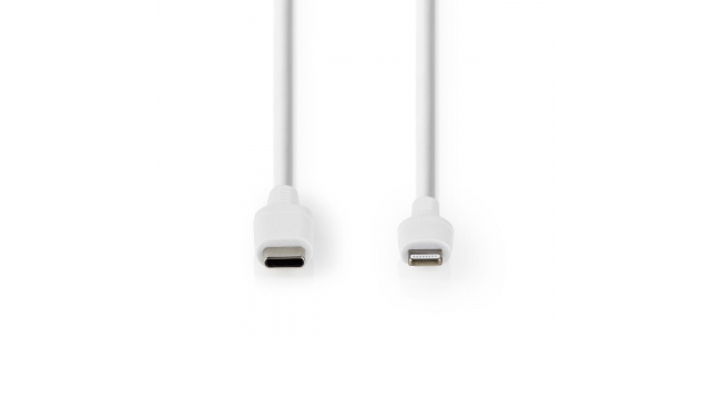 Nedis CCGW39650WT10 Apple Lightning Cable Apple Lightning 8-pin Male - Usb-c™ 1.0 M White