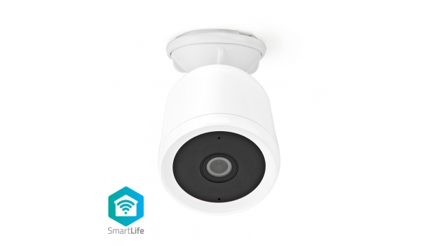 Nedis WIFICO50CWT Smartlife Camera Voor Buiten Wi-fi Full Hd 1080p Ip65 Cloud / Microsd 5,0 V Dc Nachtzicht Android™ & Ios Wit