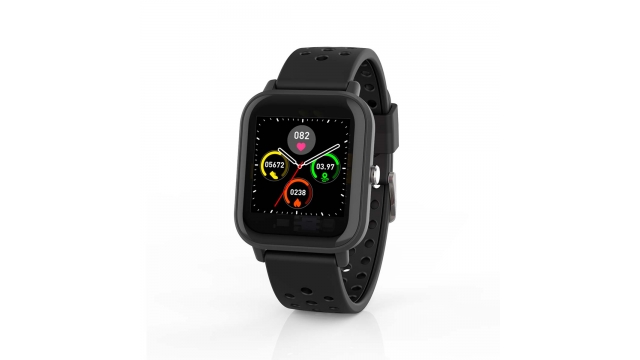 Nedis BTSW002BK Smart Watch Lcd-scherm Ip68 Maximale Gebruiksduur: 7200 Min Android™ / Ios Zwart