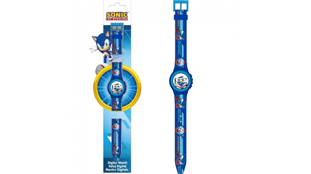 Sonic Hedgehog Digitaal Horloge Blauw
