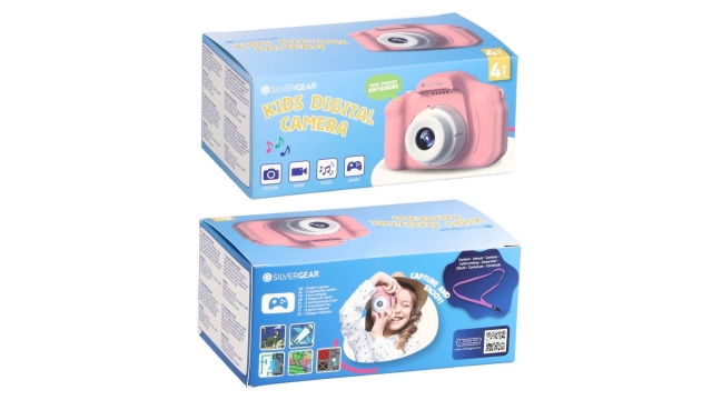 Silvergear Full HD Kindercamera Roze/Blauw