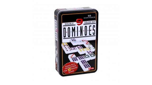 Domino Dubbel 9 in Blik