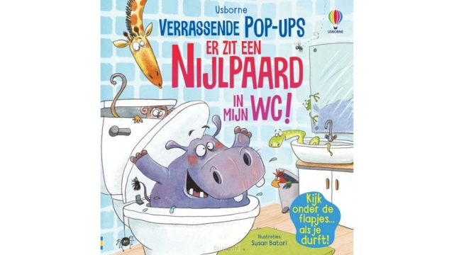 Pop-Up Boek Er Zit Een Nijlpaard In Mijn WC!