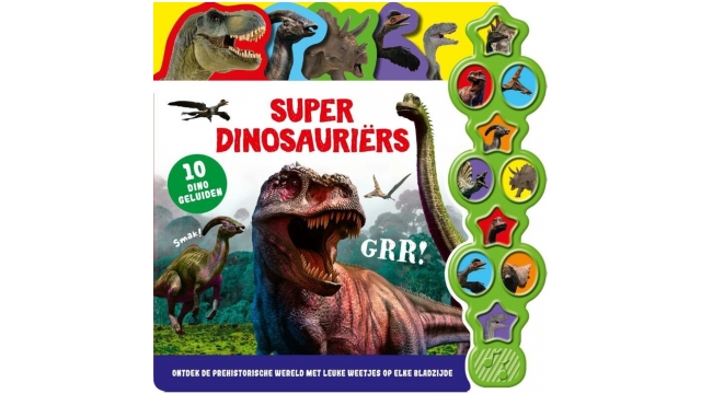 Geluidenboek Super Dinosauriërs