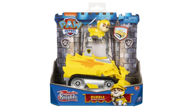 Paw Patrol Rescue Knights Rubble Deluxe Vehicle