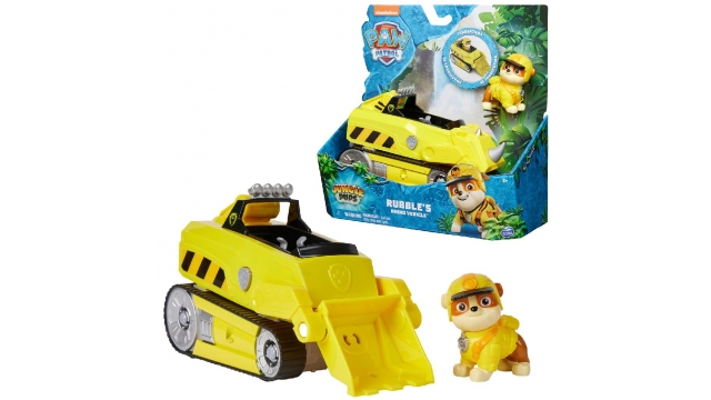 Paw Patrol Jungle Pups Deluxe Vehicle Rubble