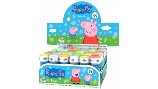 Peppa Pig Bellenblaas 60 ml Display 36 Stuks