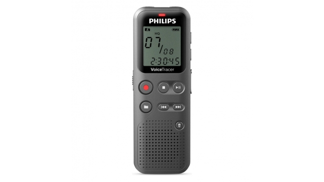 Philips DVT1110 VoiceTracer Audiorecorder Grijs