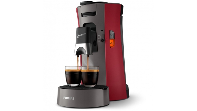 Philips CSA230/90 Senseo Select Koffiepadmachine Rood/Grijs