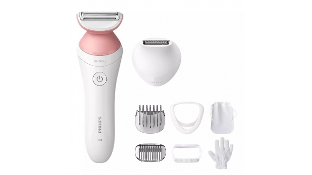 Philips BRL146/00 Lady Shaver Series 6000 Scheerapparaat Wit/Rose