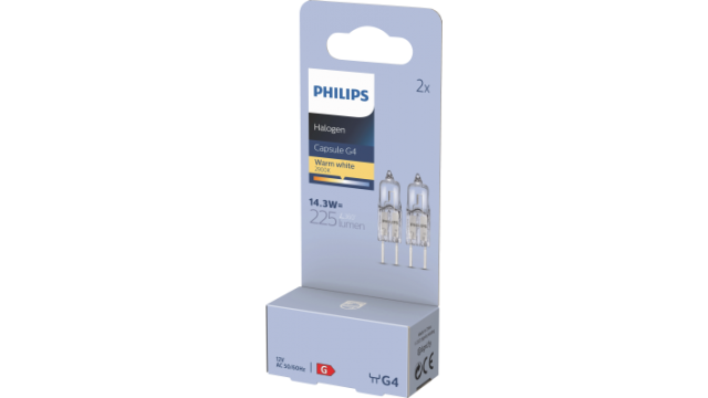 Philips Halo Caps 14.3W G4 12V CL 2PF/10 Verlichting